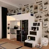 Marlux-Meble Hochbett JSM-4 90x200 mit Kleiderschrank Produktbild-Vorschau 5