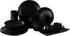 Speiseteller - Ø 27 cm - Schwarz matt - Steingut - 8er Set Produktbild-Vorschau 3