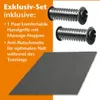 A product image with text describing its features and showing the included accessories. Produktbild-Vorschau