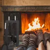 Relaxdays Kaminbesteck, 5-teilige Kamingarnitur mit Produktbild-Vorschau 10