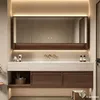 Set di mobili da bagno con lavabo in pietra sinterizzata, Anteprima dell’immagine prodotto 1