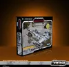 A product box for a Star Wars The Mandalorian N-1 Starfighter toy, displayed on a gradient orange and brown background. Náhled obrázku produktu