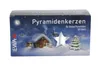 A box of pyramid candles with a winter scene on it. Náhľad obrázku produktu