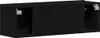 mobile TV vidaXL look rovere nero 100 x 30 x 30 cm Anteprima dell’immagine prodotto 6