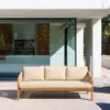 sweeek - 3-Sitzer Outdoor-Sofa aus Akazienholz, Produktbild-Vorschau 2