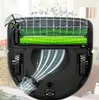 A diagram showing the internal workings of a robot vacuum cleaner, illustrating how it picks up dirt. Podgląd zdjęcia produktu