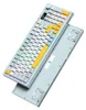 ONIKUMA G80RGB Tri-Mode2.4G+DualBT+Kabel) GrauBlau Produktbild-Vorschau 7
