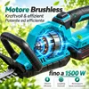 1500W Tagliasiepi a batteria 21V Brushless, lama da 52 cm, Anteprima dell’immagine prodotto 2