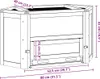 vidaXL Hamsterkäfig 80x40x43 cm Massivholz Tanne Produktbild-Vorschau 7