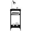 vidaXL Beistelltisch Schwarz 40x30x75 cm Holzwerkstoff -  Produktbild-Vorschau 6