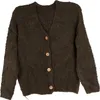 styleBREAKER Damen Boucle Strick Cardigan mit Knopfleiste, Produktbild-Vorschau 1