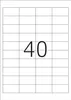 TOP STICK 8658 Etichette universali TOP STICK, 48,5 x 25,4 Anteprima dell’immagine prodotto 1