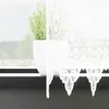 vidaXL Spitzenvorhang mit Vorhängen Floral Weiß 160 x 400 Produktbild-Vorschau 3