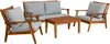 byLIVING Outdoor Sofa-Set LA PALMA / Akazie massiv, natur / Produktbild-Vorschau 1