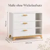 AGIONDA NUI Baby Wickelkommode mit Wickelaufsatz, 3 Produktbild-Vorschau 4