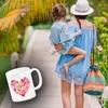 Herzen Kaffeebecher mit Spruch Beste Mama Produktbild-Vorschau 3