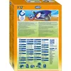 The image shows the packaging of a vacuum cleaner bag product called 'Swirl Y12'. It includes diagrams, text in multiple languages, and a list of compatible vacuum cleaner brands. Produktbild-Vorschau