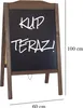 Reklamná tabuľa kriedová sklápacia reštaurácia alebo Náhľad obrázku produktu 7