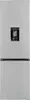 A front view of a silver refrigerator with a water dispenser. Produktbild-Vorschau