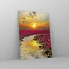 Bilder auf glas - Einteilig - See Blumen - 50x70cm - Produktbild-Vorschau 4