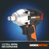 A cordless impact wrench is shown against a gradient blue and black background. Podgląd zdjęcia produktu