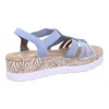 Rieker fsk damen sandalen Damen Sandalette in Blau, Größe Produktbild-Vorschau 6