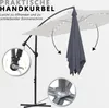 SWANEW 3,5 m slnečník UV40+ Camping Pendulum Umbrella Náhľad obrázku produktu 4