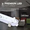 hoftronic LED Feuchtraumleuchte 60cm T8 G13 9W 990lm 3000K Produktbild-Vorschau 3