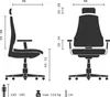 Topstar Profi Bürostuhl HJH SOLUTION DELUXE HEAD AL.U2 Produktbild-Vorschau 2