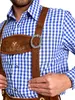 Steigenhöfer Tradiční pánské kožené kraťasy s šlemy, Náhled obrázku produktu 5