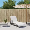 vidaXL Ręczniki plażowe 2 szt. Biały 75x200 cm Tkanina 400 Podgląd zdjęcia produktu 2