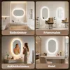 ZMH badkamerspiegel met verlichting, LED badspiegel, lamp, Productafbeelding-voorbeeld 10