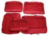 HEYS Kleidersack EcoTex Packing Cubes Set 5pc Red dunkelrot Produktbild-Vorschau 1