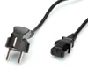 Kabel zasilający ROLINE, prosta wtyczka IEC, czarny, 0,6 m Podgląd zdjęcia produktu 2