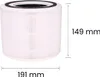 KOMA HFLV300 - Filtro Hepa per il purificatore d'aria Anteprima dell’immagine prodotto 4