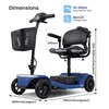Scooter électrique pour seniors, 4 roues, construction Voir les images du produit 5