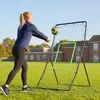 HOMCOM Kickback Rebounder Tor Rückprallwand Netz Stahl Produktbild-Vorschau 11