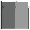 Seitenmarkise Ausziehbar Anthrazit 200x500 cm Produktbild-Vorschau 5