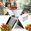 BBQ Grill Edelstahl Faltgrill Klappgrill Tragbarer Produktbild-Vorschau 8