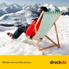 Chaise longue - rayée étroite - verte - pliable - en bois Voir les images du produit 6
