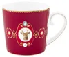 Pip Studio Henkelbecher Love Birds Medallion Deer Dark Red Produktbild-Vorschau 1