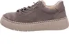 A side view of a brown women's sneaker with a thick sole. Náhľad obrázku produktu