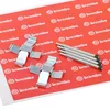 6x BREMBO A 02 210 Zubehörsatz Scheibenbremsbelag Vorne für Produktbild-Vorschau 1