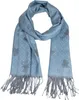 Halstuch Schal mit Hirschkopf Motiv 185 x 70 cm | Hellblau Produktbild-Vorschau 6