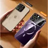Two iPhone cases are held by hands on a wooden surface. Produktbild-Vorschau