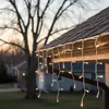 LED-Eisregen-Lichterkette | warm-weiß beleuchtet | Produktbild-Vorschau 4