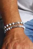 2-teiliges Armband mit Buddha Kopf, Naturstein, Damen Produktbild-Vorschau 3