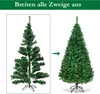 COSTWAY Albero di Natale artificiale da 240 cm, albero di Anteprima dell’immagine prodotto 7