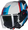 Casco modulare NOLAN N120-1 Lineo 347 Bianco Blu Rosso Anteprima dell’immagine prodotto 3