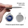 Aufkleber Fiat 3D Offizielles Logo Blau, 58 mm Produktbild-Vorschau 3